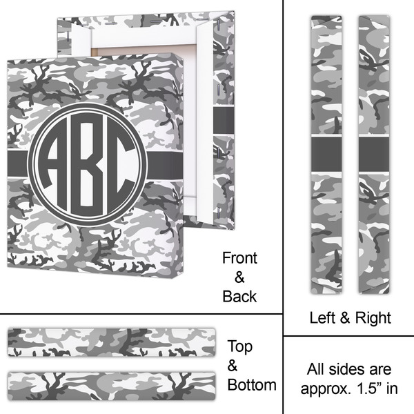 Camo 11x14 - Canvas Print - Approval