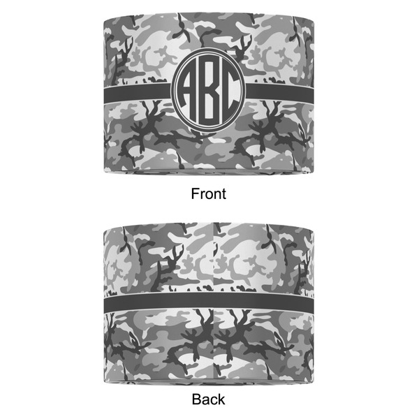 Camo 12" Drum Lampshade - APPROVAL (Fabric)