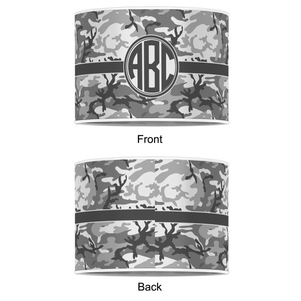 Camo 12" Drum Lampshade - APPROVAL (Poly Film)