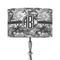 Camo 12" Drum Lampshade - ON STAND (Fabric)