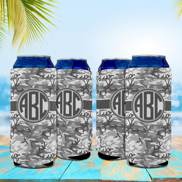 Camo 16oz Can Sleeve - Set of 4 - LIFESTYLE