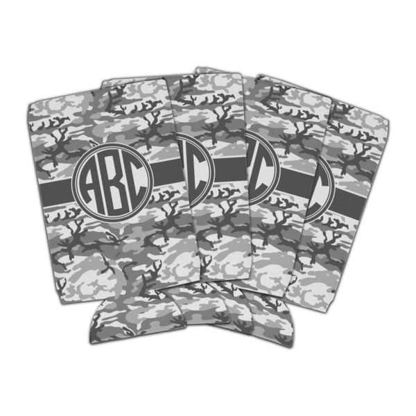 Custom Camo Can Cooler (16 oz) - Set of 4 (Personalized)