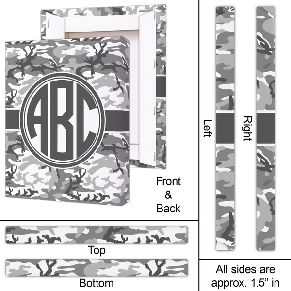 Camo 16x20 - Canvas Print - Approval