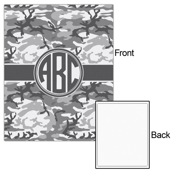 Camo 16x20 - Matte Poster - Front & Back