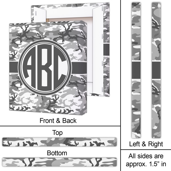 Camo 20x24 - Canvas Print - Approval