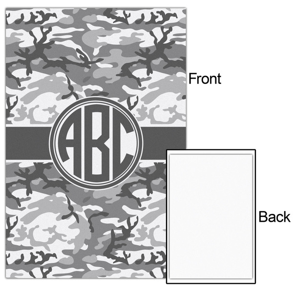 Camo 24x36 - Matte Poster - Front & Back