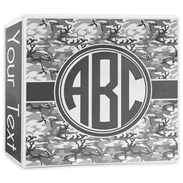 Custom Camo 3-Ring Binder - 3 inch (Personalized)