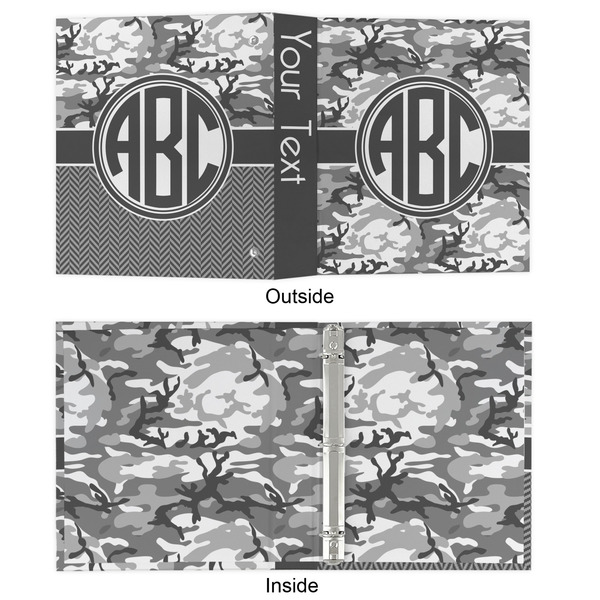 Camo 3 Ring Binders - Full Wrap - 1" - APPROVAL