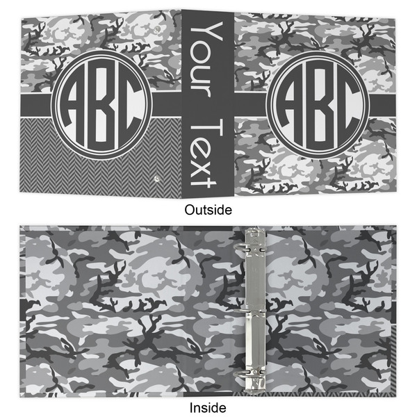 Camo 3 Ring Binders - Full Wrap - 2" - APPROVAL