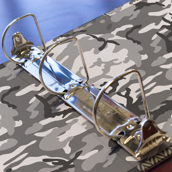 Camo 3 Ring Binders - Full Wrap - 2" - DETAIL
