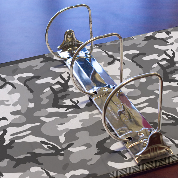Camo 3 Ring Binders - Full Wrap - 3" - DETAIL