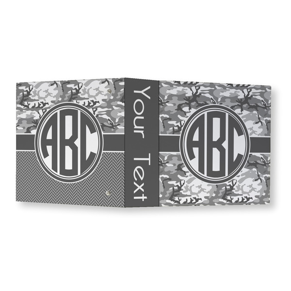 Camo 3 Ring Binders - Full Wrap - 3" - OPEN OUTSIDE