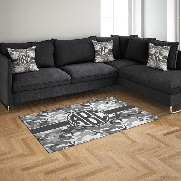 Camo 4'x6' Indoor Area Rugs - IN CONTEXT
