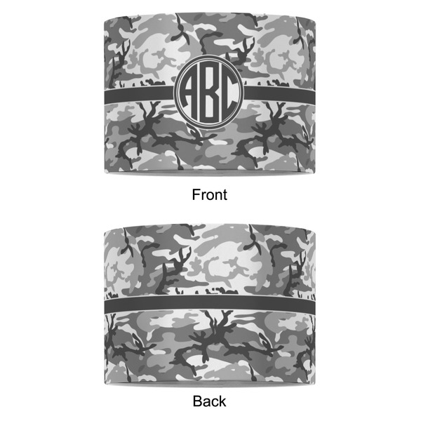 Camo 8" Drum Lampshade - APPROVAL (Fabric)