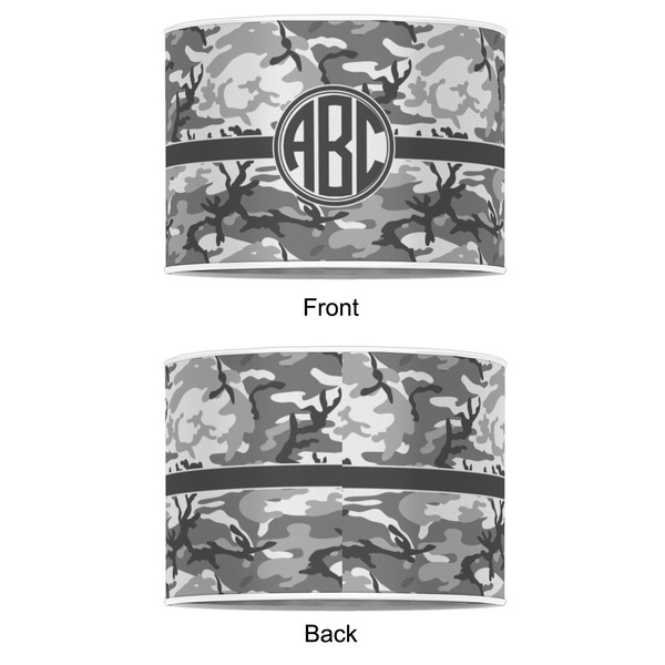 Camo 8" Drum Lampshade - APPROVAL (Poly Film)