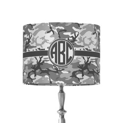 Camo 8" Drum Lamp Shade - Fabric (Personalized)