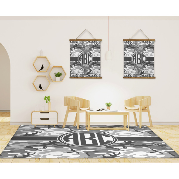Camo 8'x10' Indoor Area Rugs - IN CONTEXT