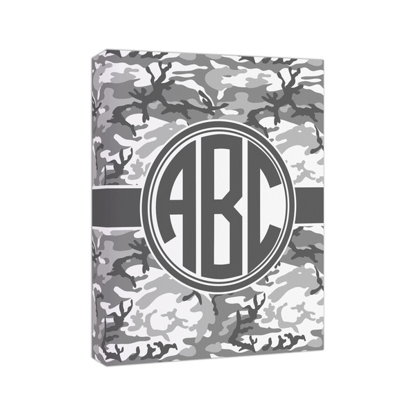 Camo 8x10 - Canvas Print - Angled View