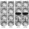 Camo Adult Crew Socks - Double Pair - Front and Back - Apvl
