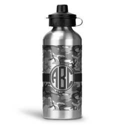 Camo Water Bottle - Aluminum - 20 oz (Personalized)
