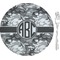 Camo Glass Appetizer / Dessert Plate 8" (Personalized)
