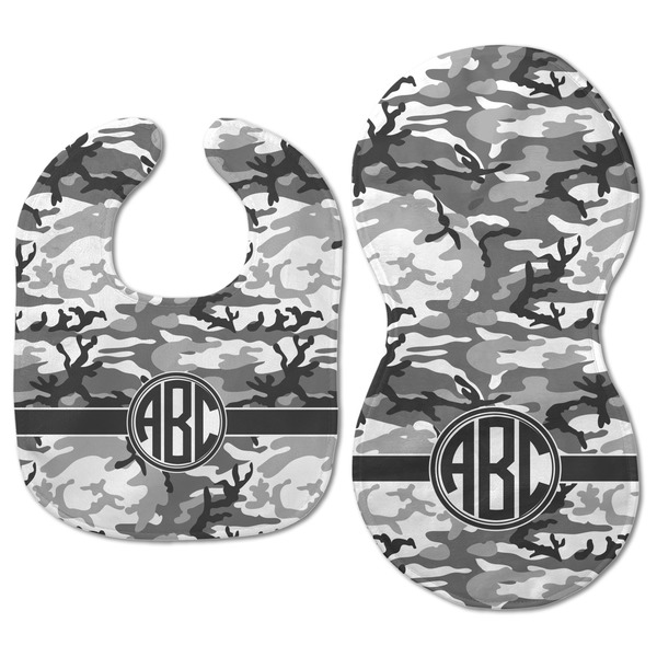 Camo Baby Bib & Burp Set - Approval (new bib & burp)
