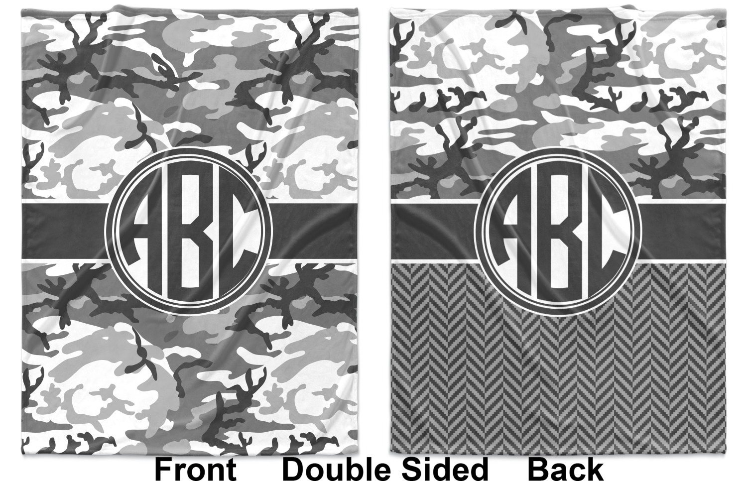 Personalized Camo Camouflage Hunting Blanket Baby Newborn Infant 36 x 40 Blanket 