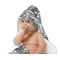Camo Baby Hooded Towel on Child
