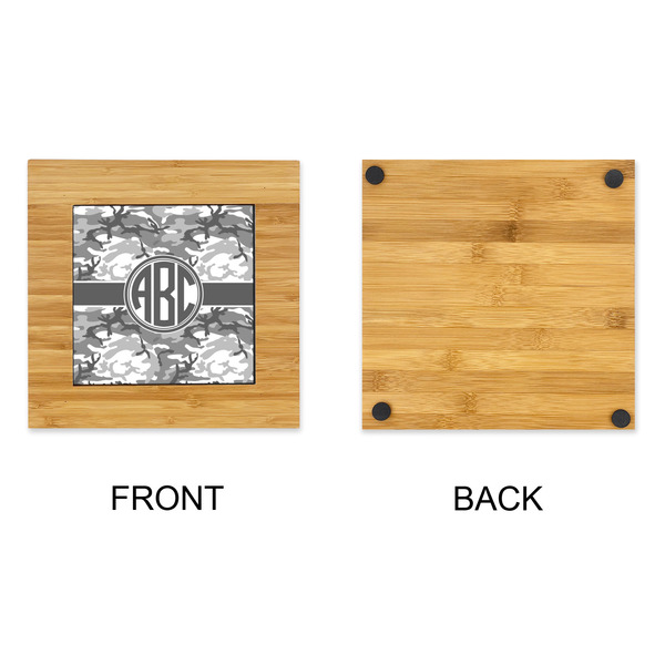 Camo Bamboo Trivet with 6" Tile - APPROVAL