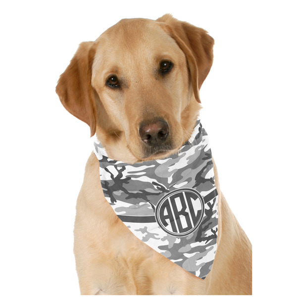 Custom Camo Dog Bandana Scarf w/ Monogram