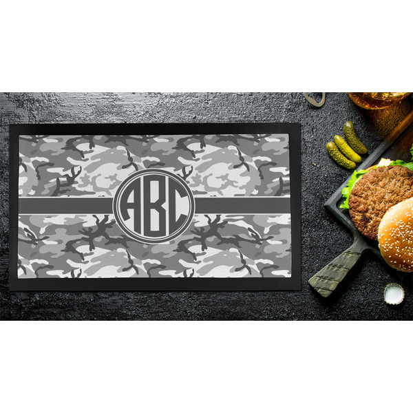 Camo Bar Mat - Small - LIFESTYLE