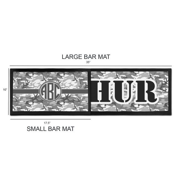 Camo Bar Mats - Sizing Chart
