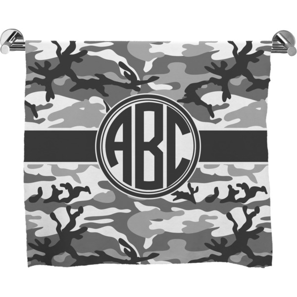 Custom Camo Bath Towel (Personalized)