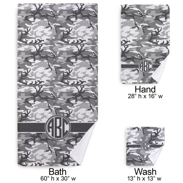 Camo Bath Towel Sets - 3-piece - Approval