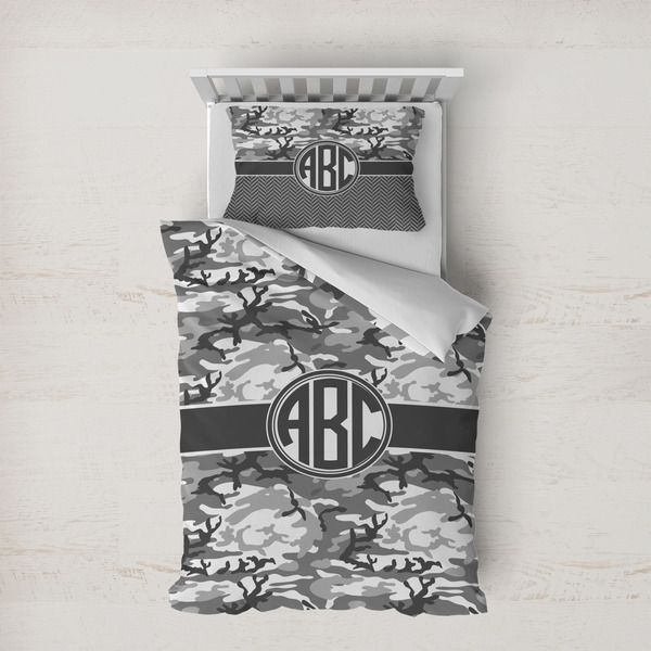 Custom Camo Duvet Cover Set - Twin XL (Personalized)