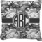 Camo Faux-Linen Throw Pillow 18" (Personalized)