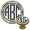 Camo Cabinet Knob - Gold (Personalized)