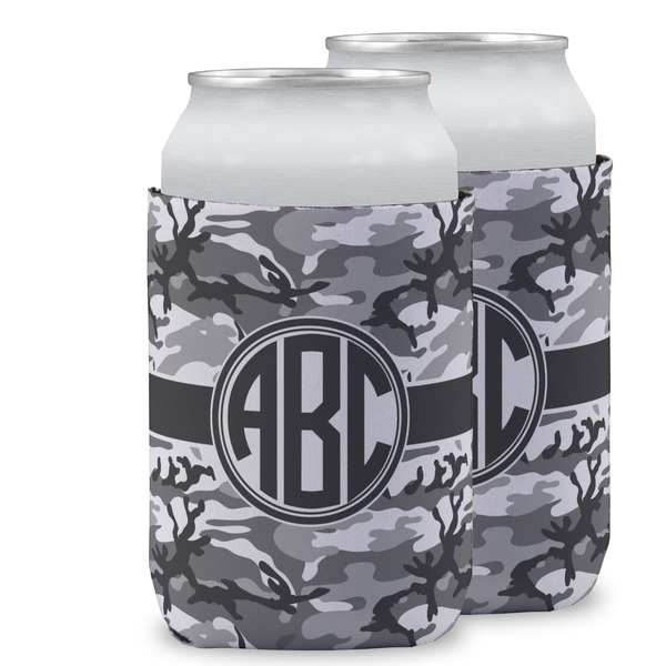 Custom Camo Can Cooler (12 oz) w/ Monogram