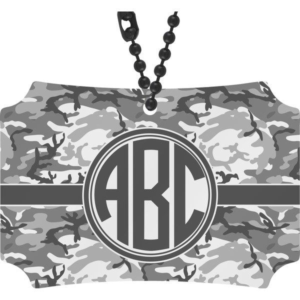 Custom Camo Rear View Mirror Ornament (Personalized)