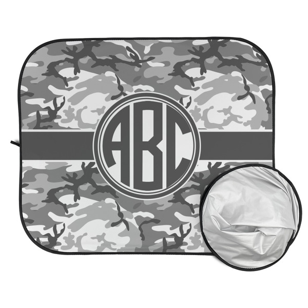 Camo Car Sun Shades - FOLDED & UNFOLDED