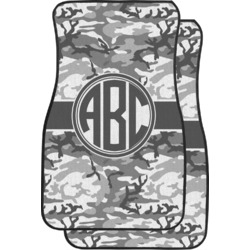 Camo Car Floor Mats (Front Seat) (Personalized)