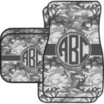 Camo Car Floor Mats Set - 2 Front & 2 Back (Personalized)