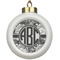 Camo Ceramic Ball Ornament (Personalized)