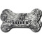 Camo Ceramic Dog Ornament - Front & Back w/ Monogram