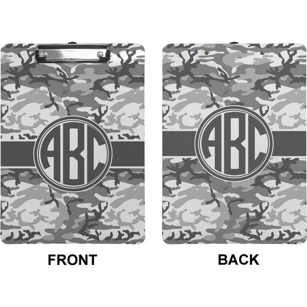 Camo Clipboard (Letter) (Front + Back)