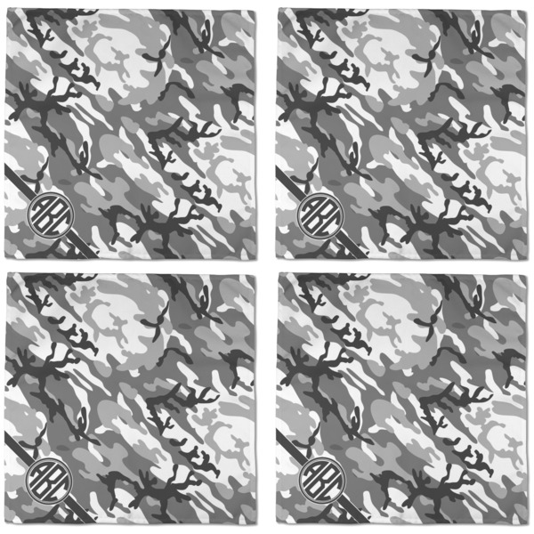 Camo Cloth Napkins - Personalized Dinner (APPROVAL) Set of 4