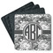 Camo Square Rubber Backed Coasters - Set of 4 (Personalized)