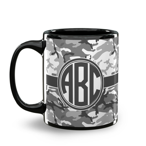 Camo Coffee Mug - 11 oz - Black