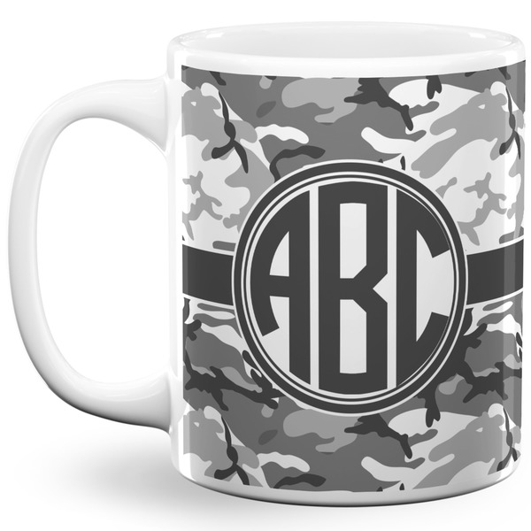 Custom Camo 11 Oz Coffee Mug - White (Personalized)