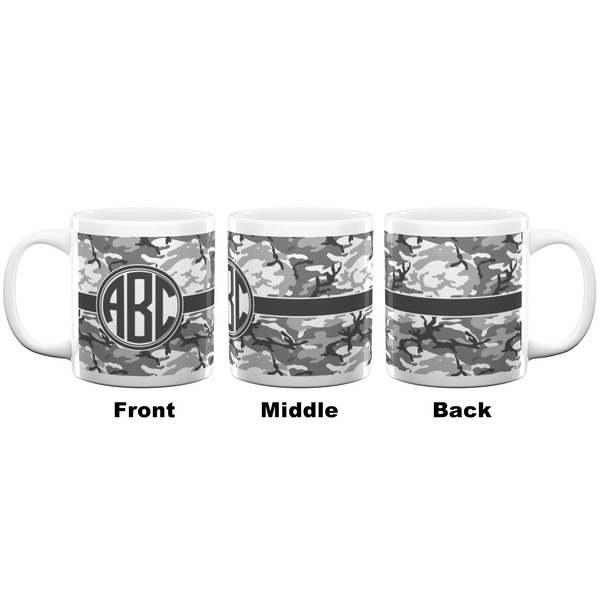 Camo Coffee Mug - 20 oz - White APPROVAL